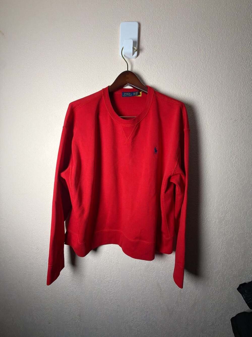 Polo Ralph Lauren Crewneck Sweatshirt Red Size XXL